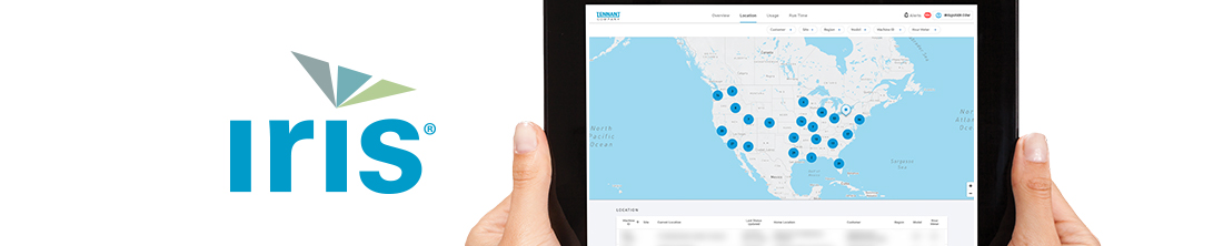 Tennant's IRIS Asset Manager helps you manage your floor cleaning equipment fleet in your facility